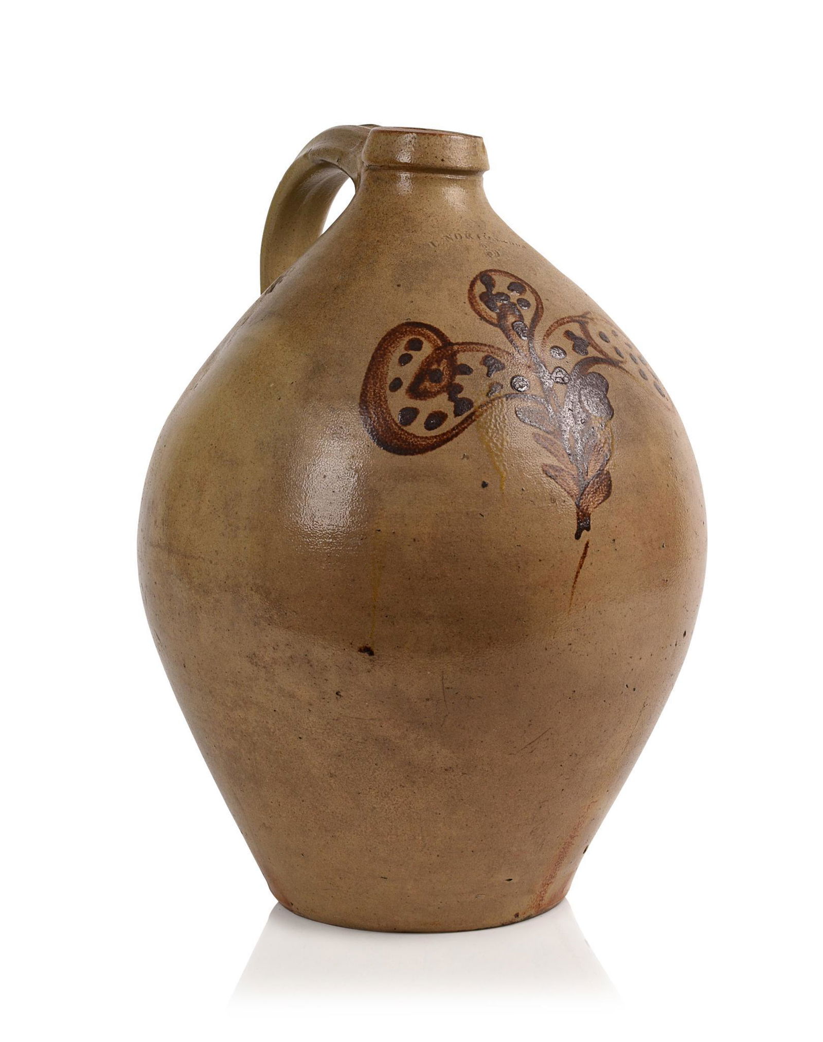 Norton & Sons 3 Gallon Jug With Floral Decoration. (1 of 6)