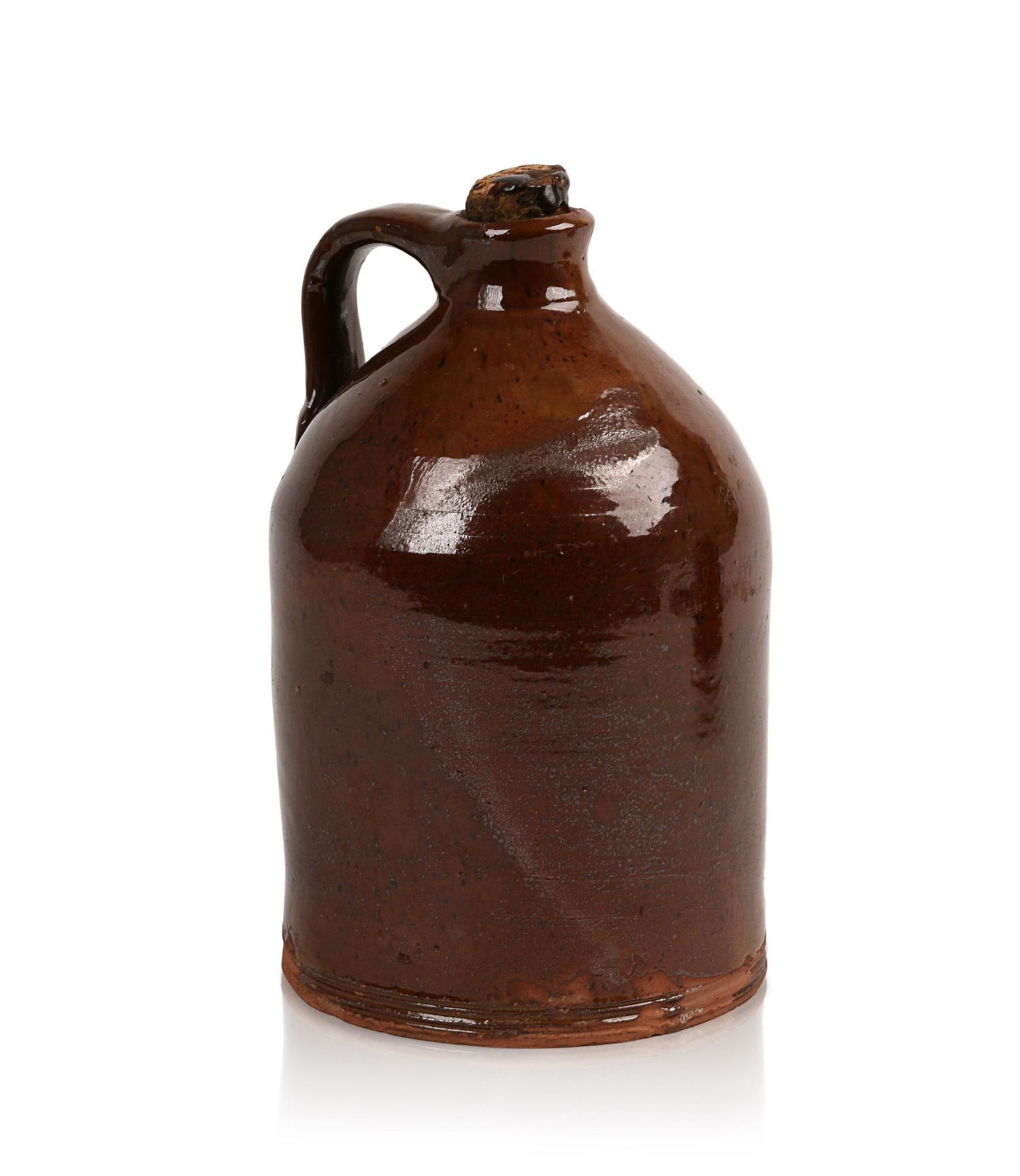 Maine Redware Jug. (1 of 4)