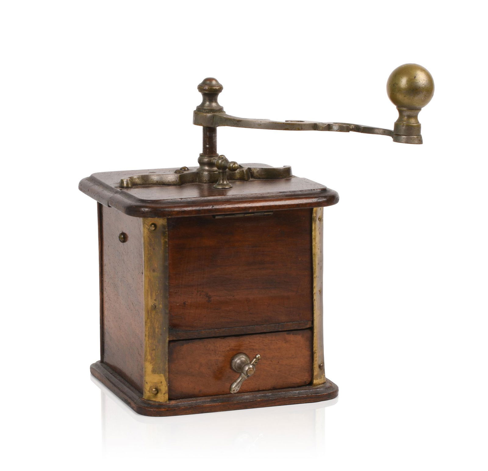 Walnut Coffee Grinder. (1 of 5)