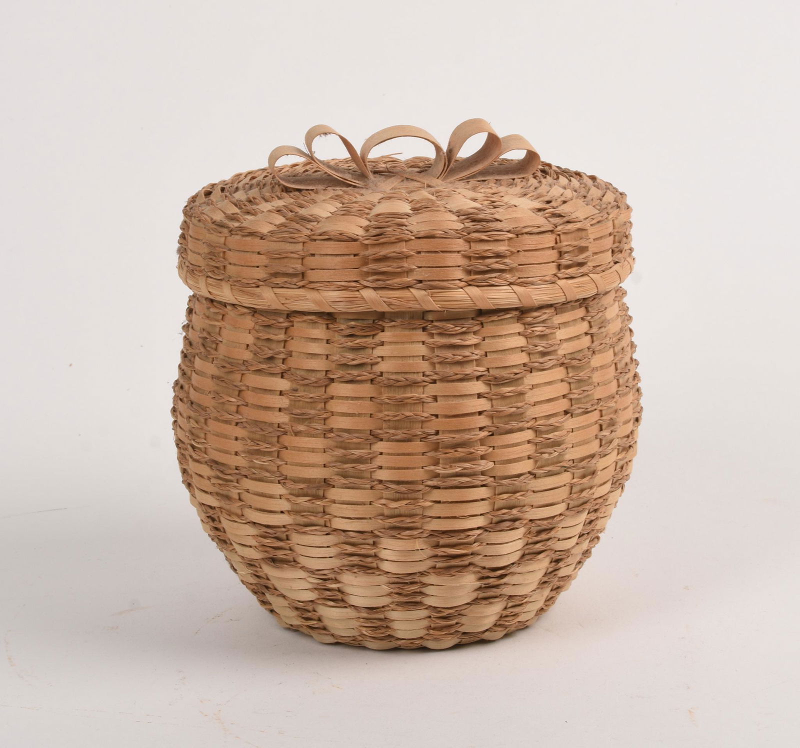 Clara Neptune Keezer Wabanaki Woven Basket. (1 of 5)