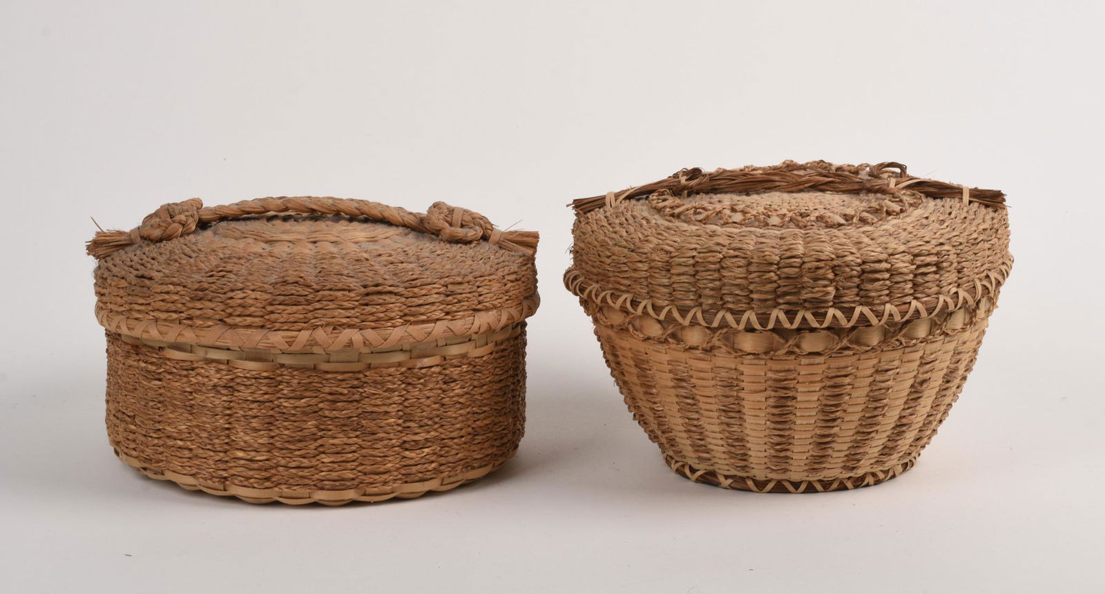 Two Maine Native American Baskets (1 of 6)
