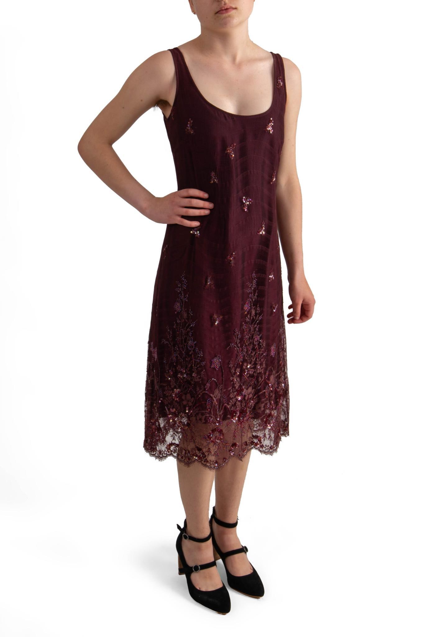 ETRO Beaded Cocktail Dress, 40: Size 40, Purple CONDITION:These are used articles, and may exhibit minor stains, wear, slight odors, and other minor defects. We have attempted to show any major damage in photographs and note it in t