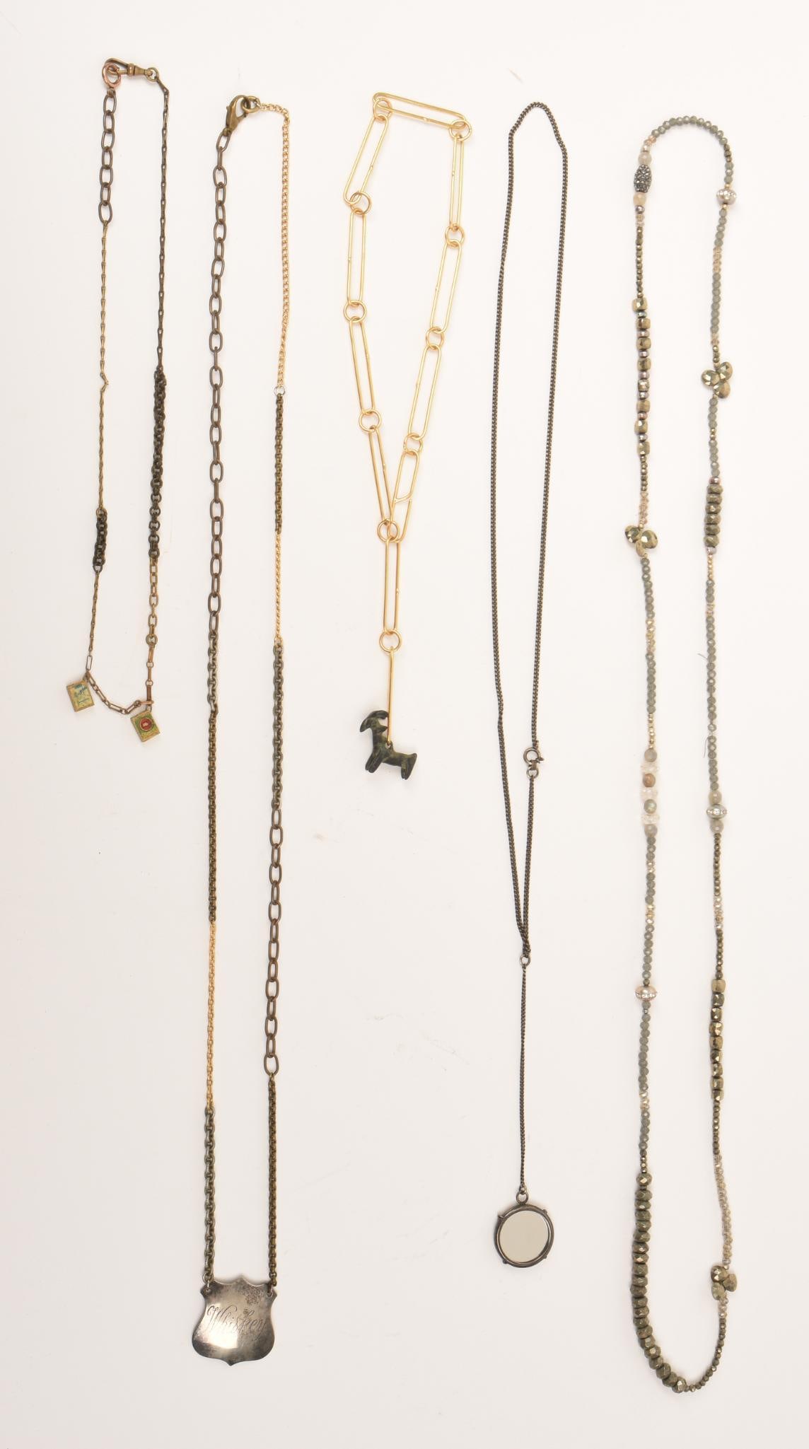 Grouping of Five Necklaces. (1 of 4)