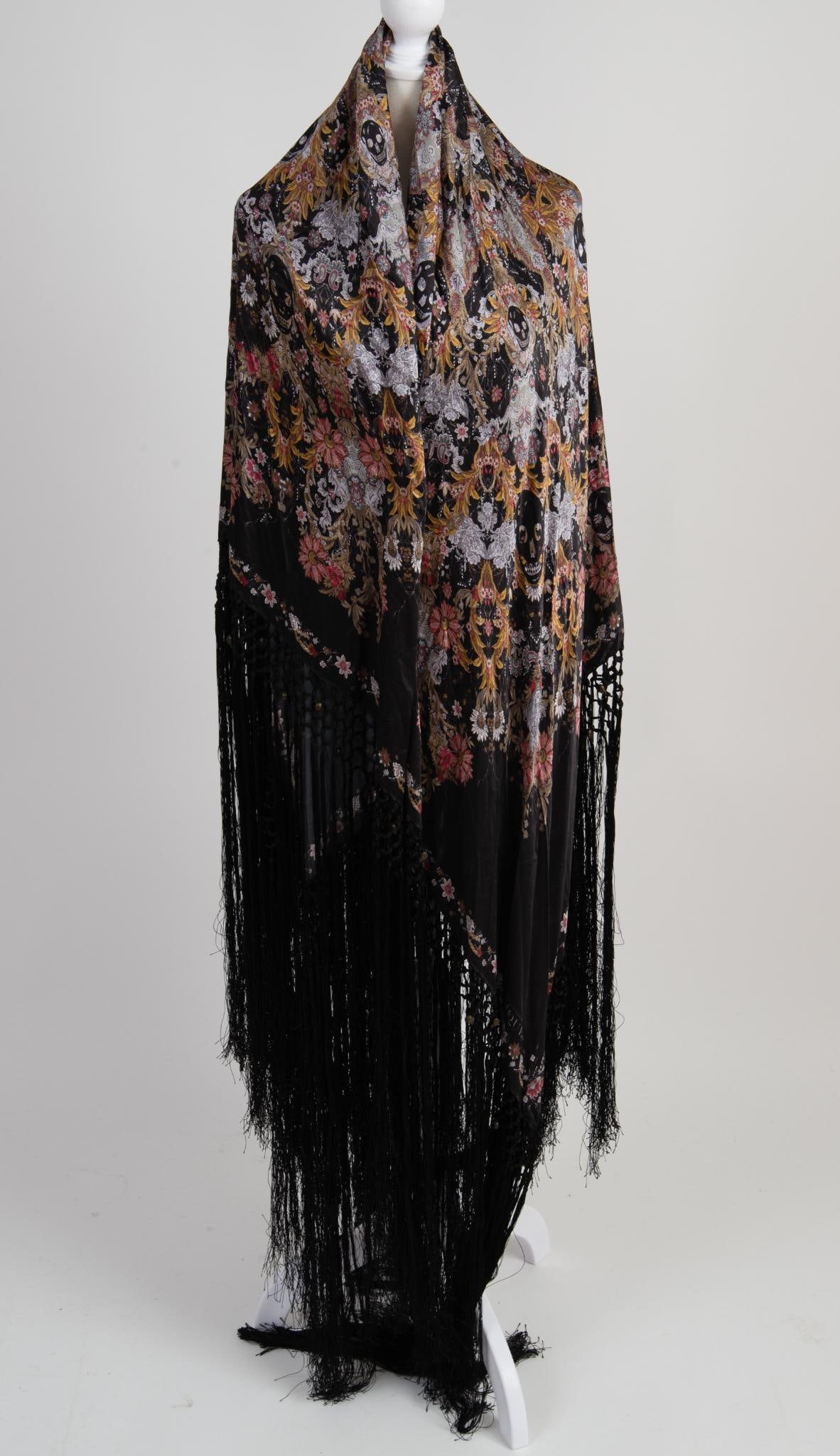 Alexander McQueen Extra Large Silk Piano Shawl (1 of 5)
