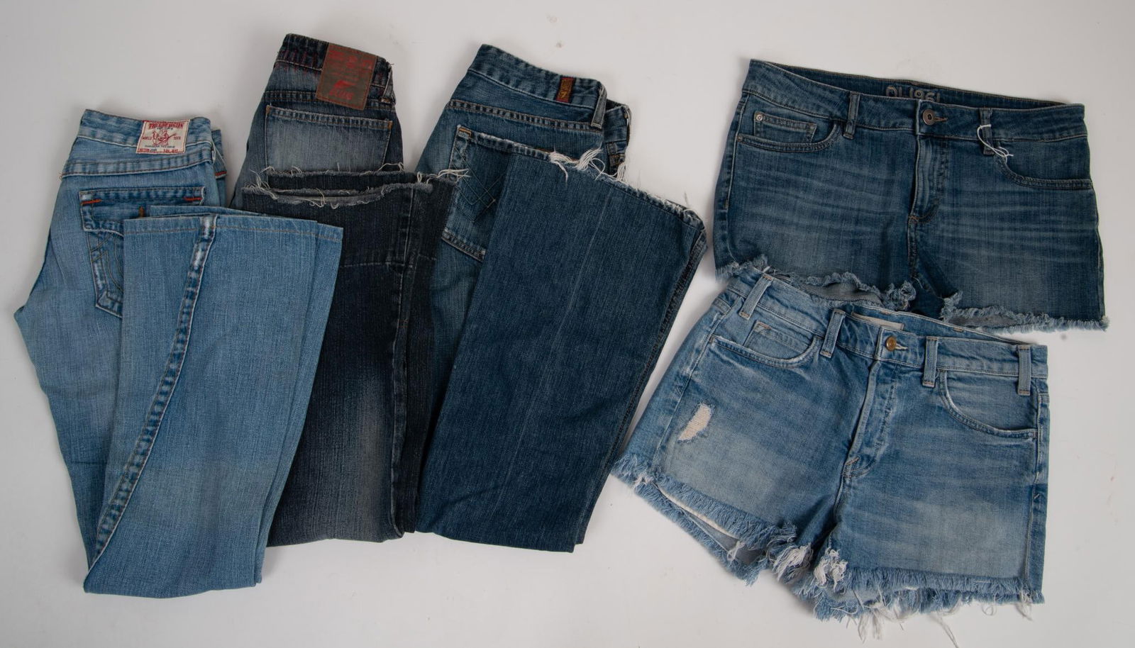 Five Pairs of assorted Designer Jeans, 24-28 (1 of 2)