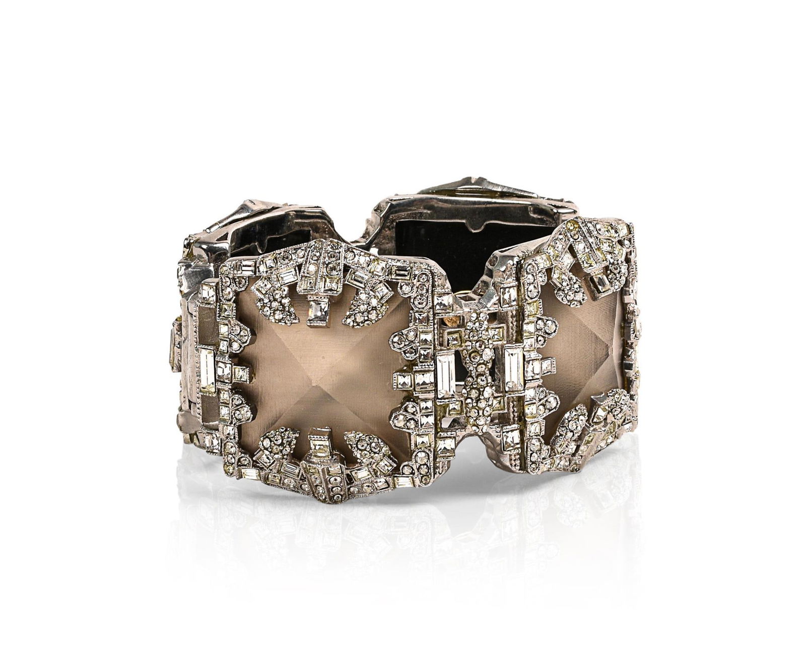 Alexis Bittar Lucite & Crystal Bracelet (1 of 5)