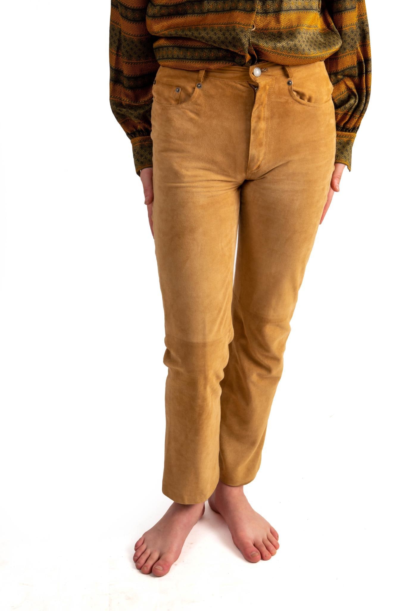 Loro Piana Suede Pants, 26 (1 of 4)