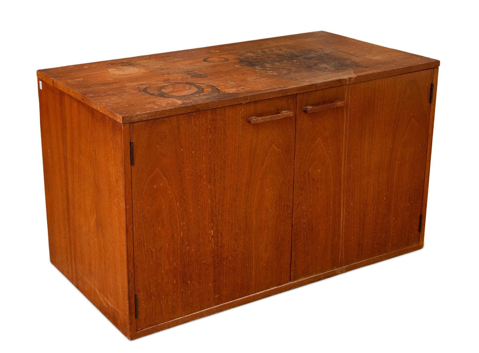 Danish Modern Two Door Cabinet (1 of 1)