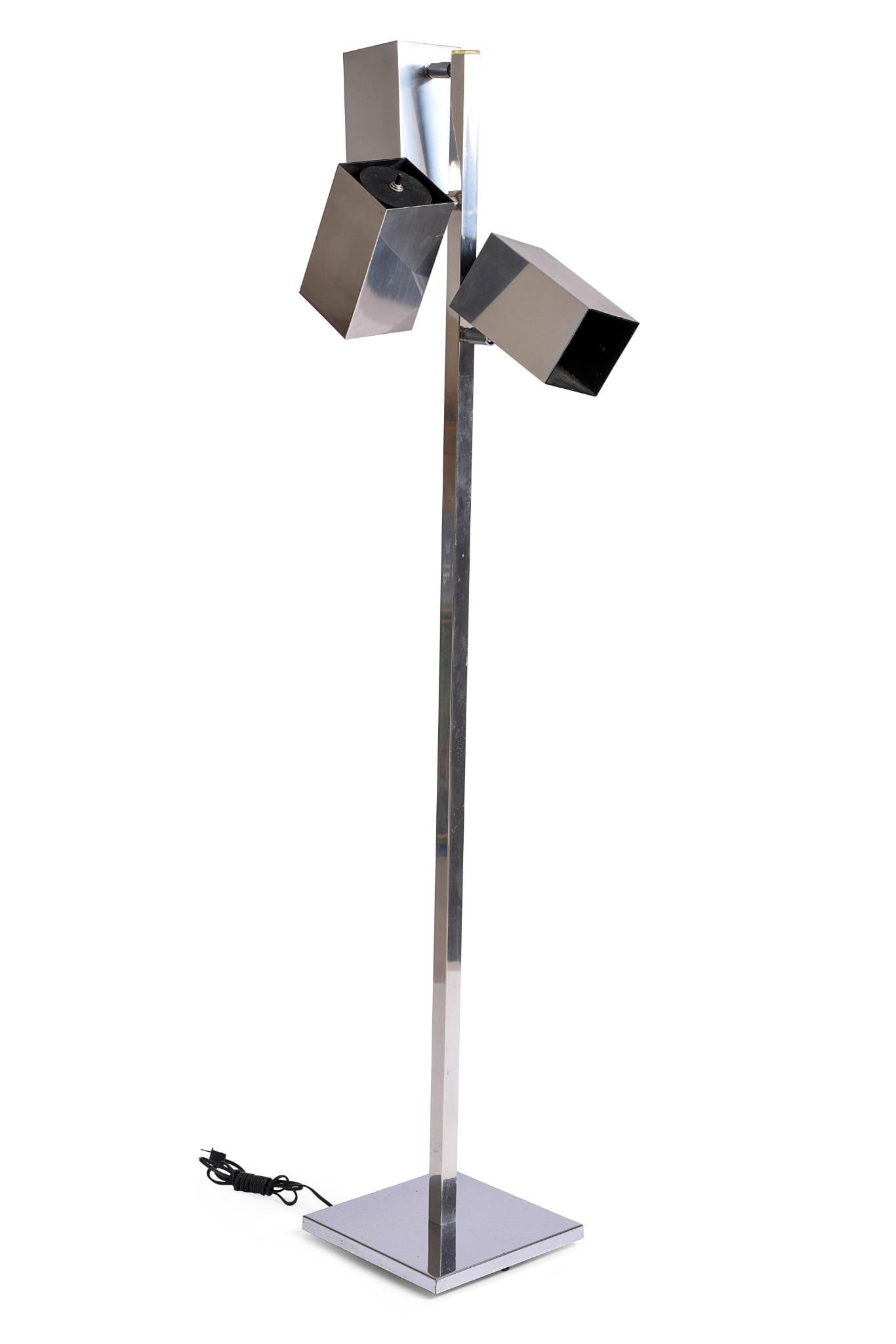 Robert Sonneman Ambassador Chrome Floor Lamp (1 of 2)