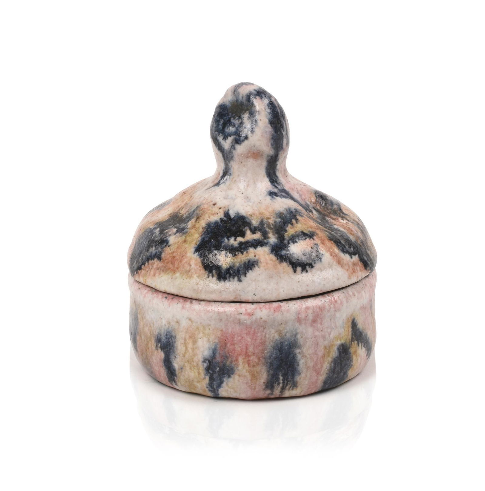 Gambone Type Italian Pottery Covered Bowl, 1950s (1 of 4)