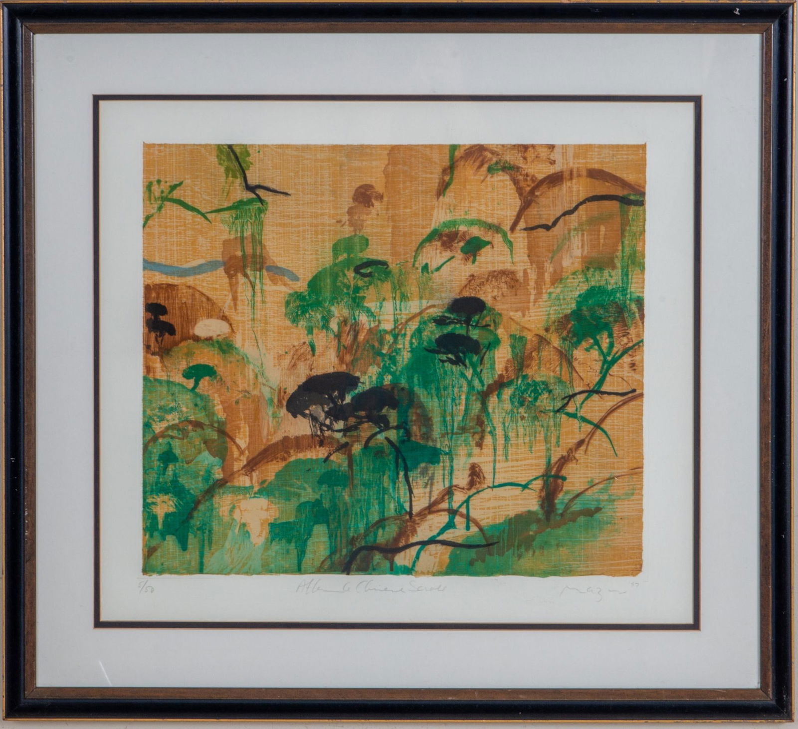 Michael Mazur Color Etching and Aquatint. (1 of 4)