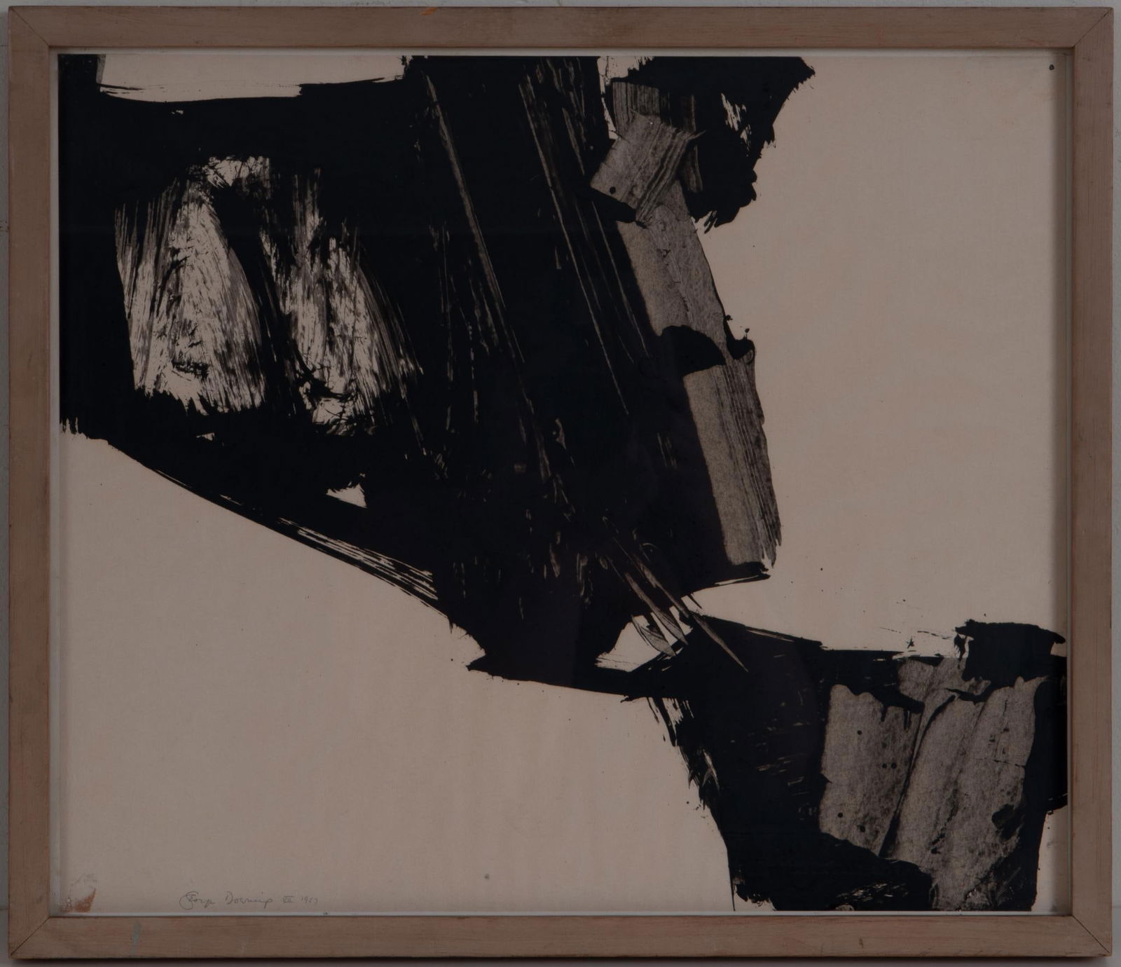 George Elliot Downing Abstract Expressionist Painting. (1 of 4)