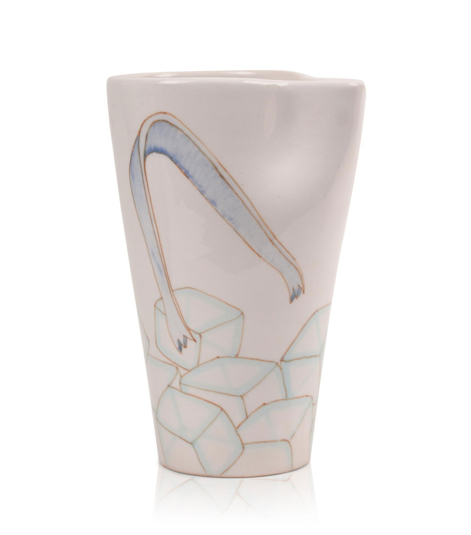 Ernestine Cannon Pottery Martini Pitcher. (1 of 5)