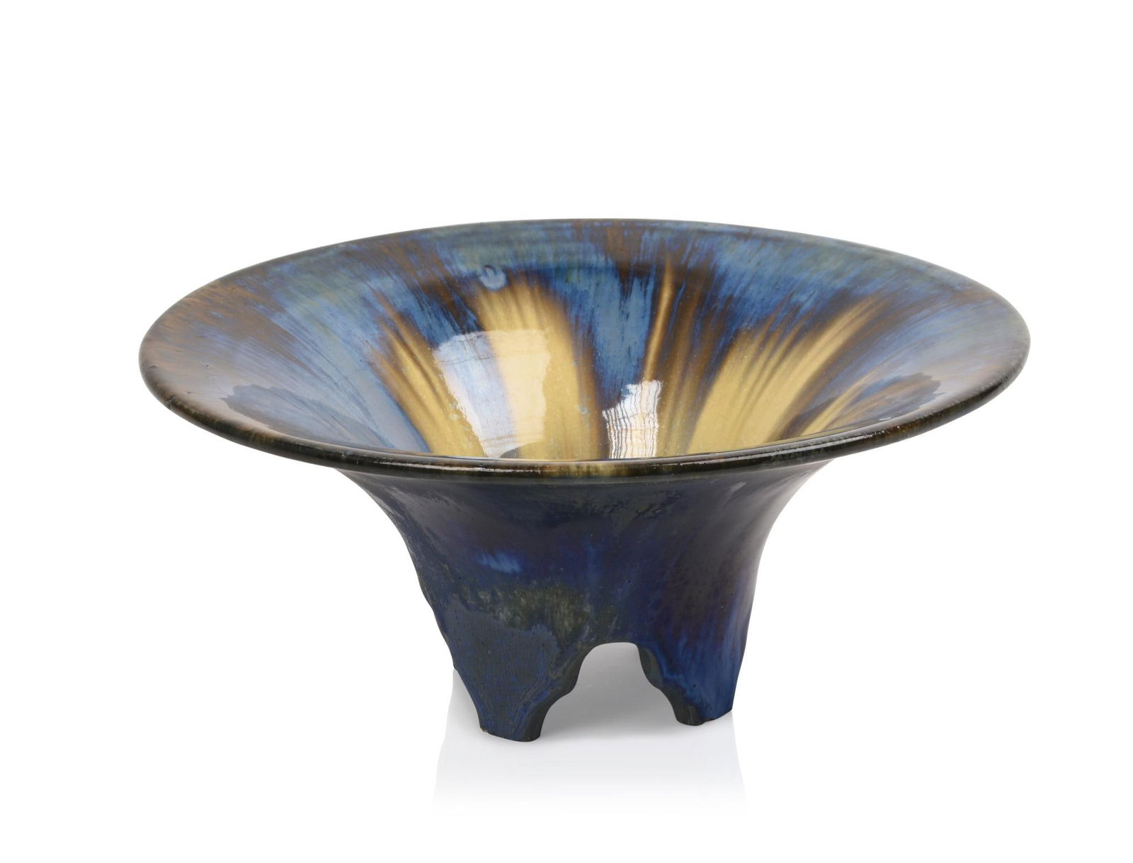 Fulper Pottery Footed Bowl. (1 of 4)