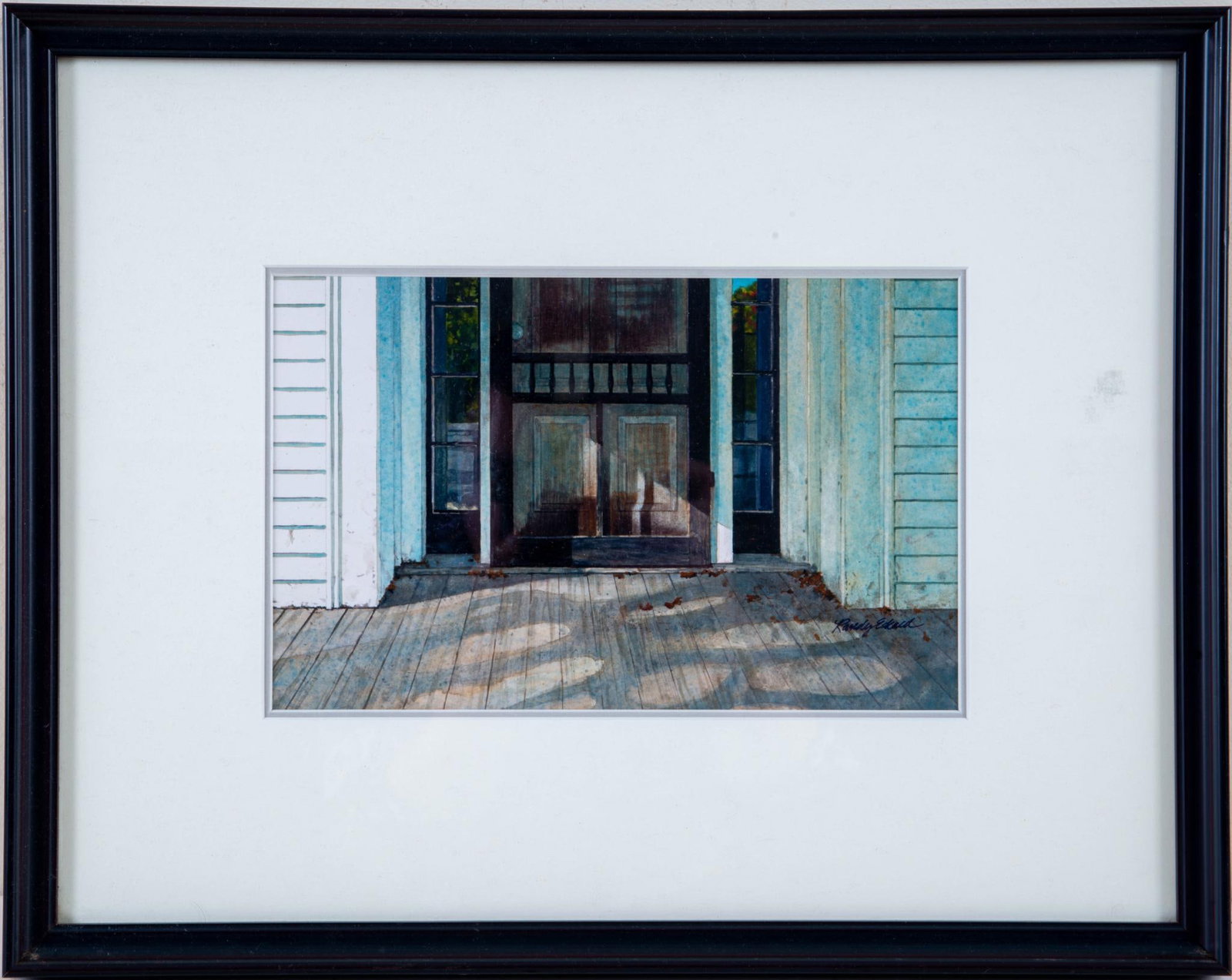 Randy Eckard (Born 1949). Sunspots.: Watercolor on paper, 6.75 x 10.75 inches, sight, signed lower right. Framed, 15 x 19 inches.
