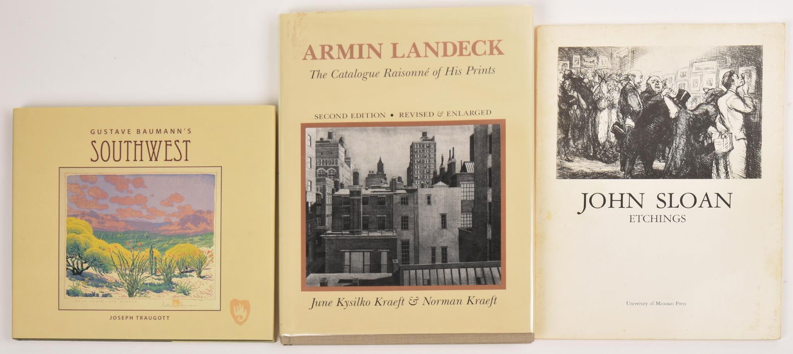 Three Artist Prints Books. (1 of 7)