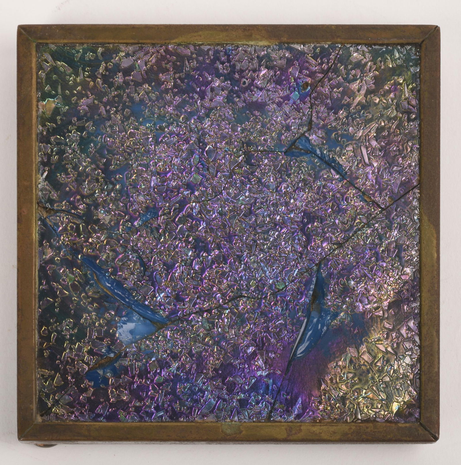 Tiffany Studios Confetti Glass Trivet. (1 of 3)