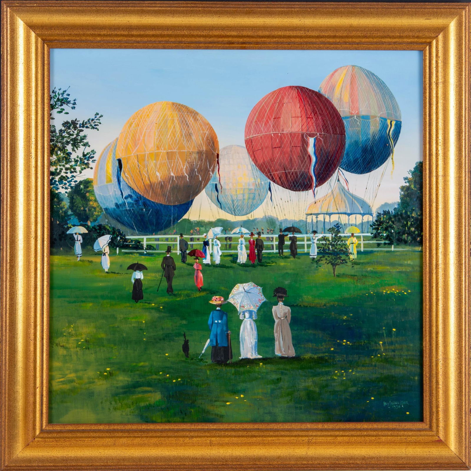 Sally Caldwell Fisher (Born 1951).  Hot Air Balloons. (1 of 3)