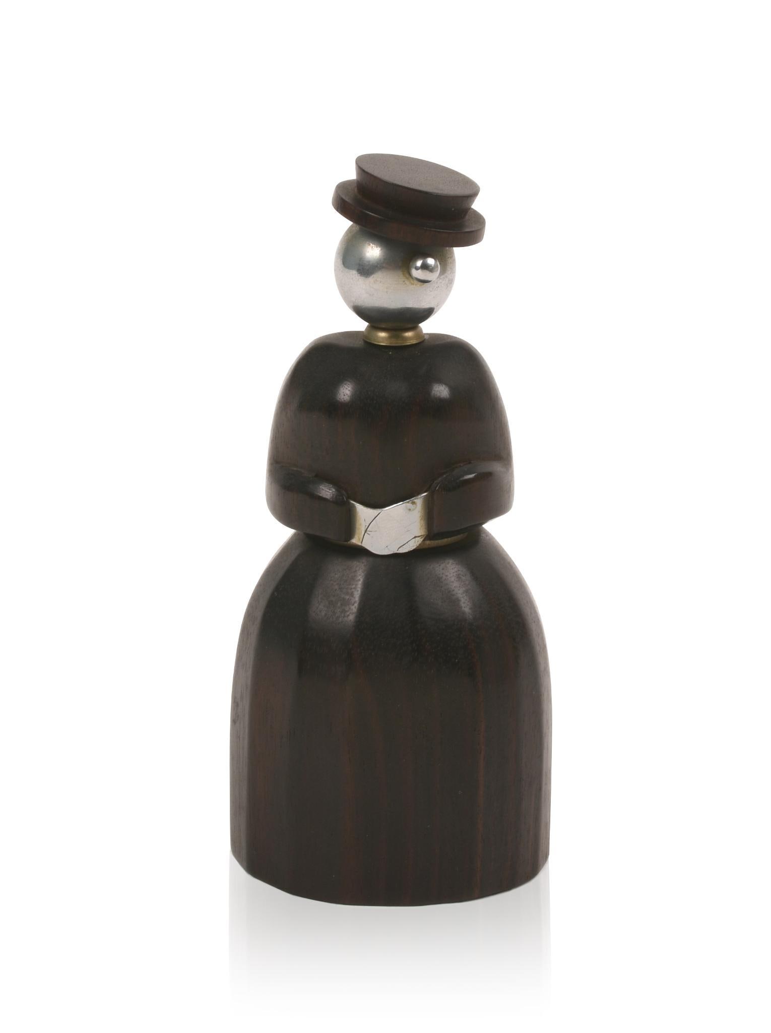 French Art Deco Figural Pepper Mill. (1 of 3)