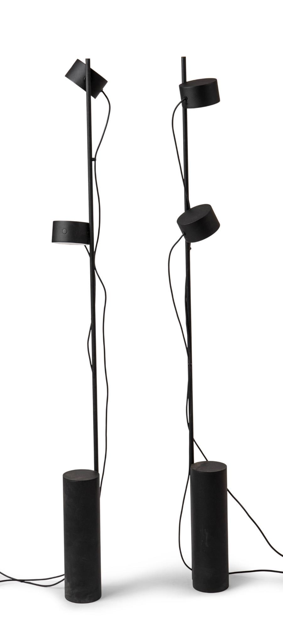 Pair Earnest Studio Post Floor Lamps (1 of 4)