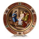 Royal Vienna Porcelain Plate.