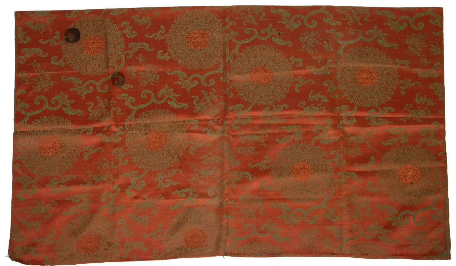 Chinese Silk Brocade Textile. (1 of 3)