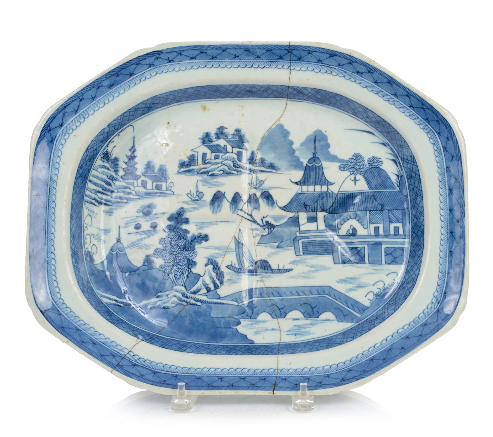 Canton Porcelain Meat Platter. (1 of 3)