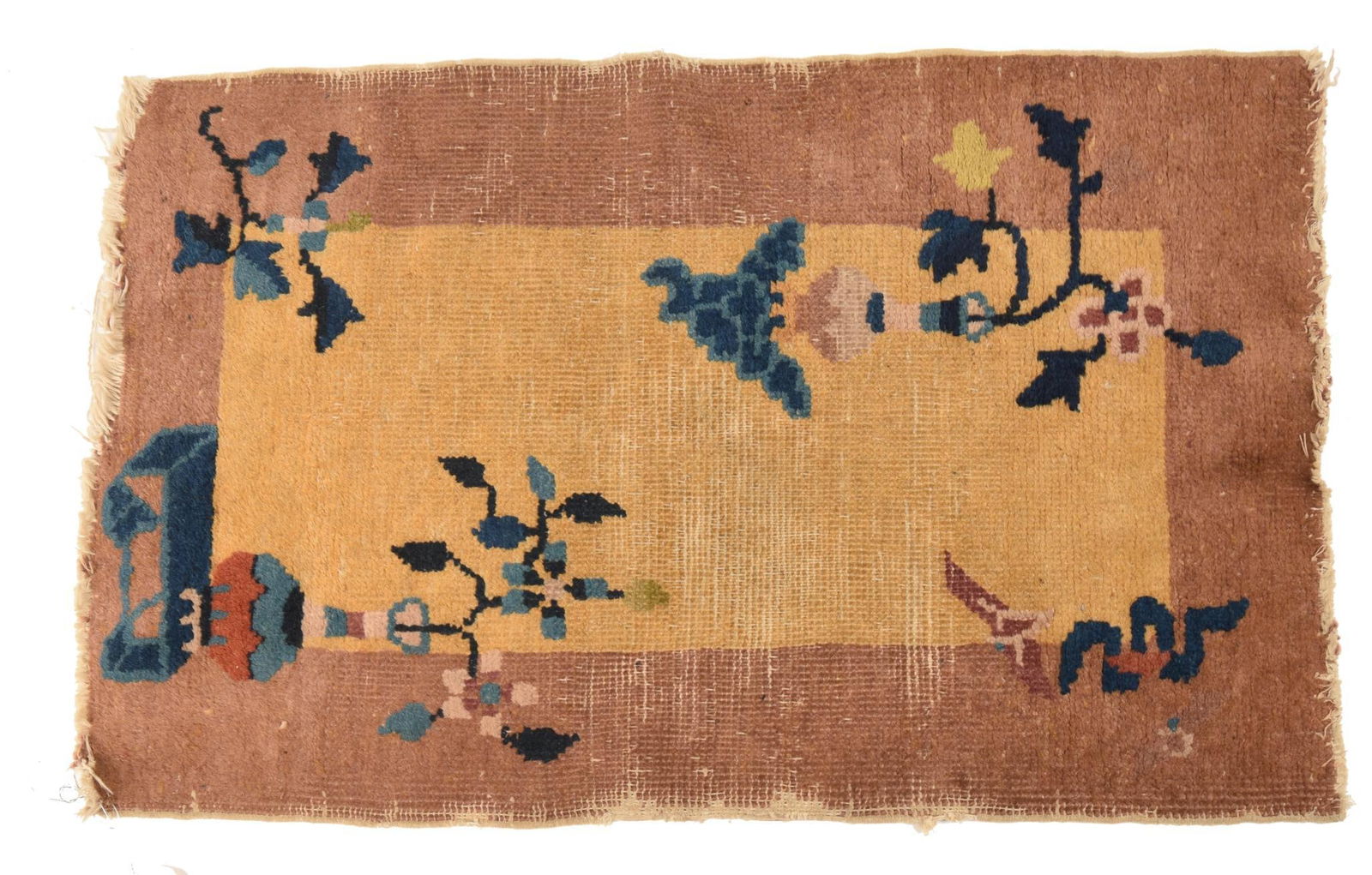 Small Chinese Wool Mat. (1 of 2)