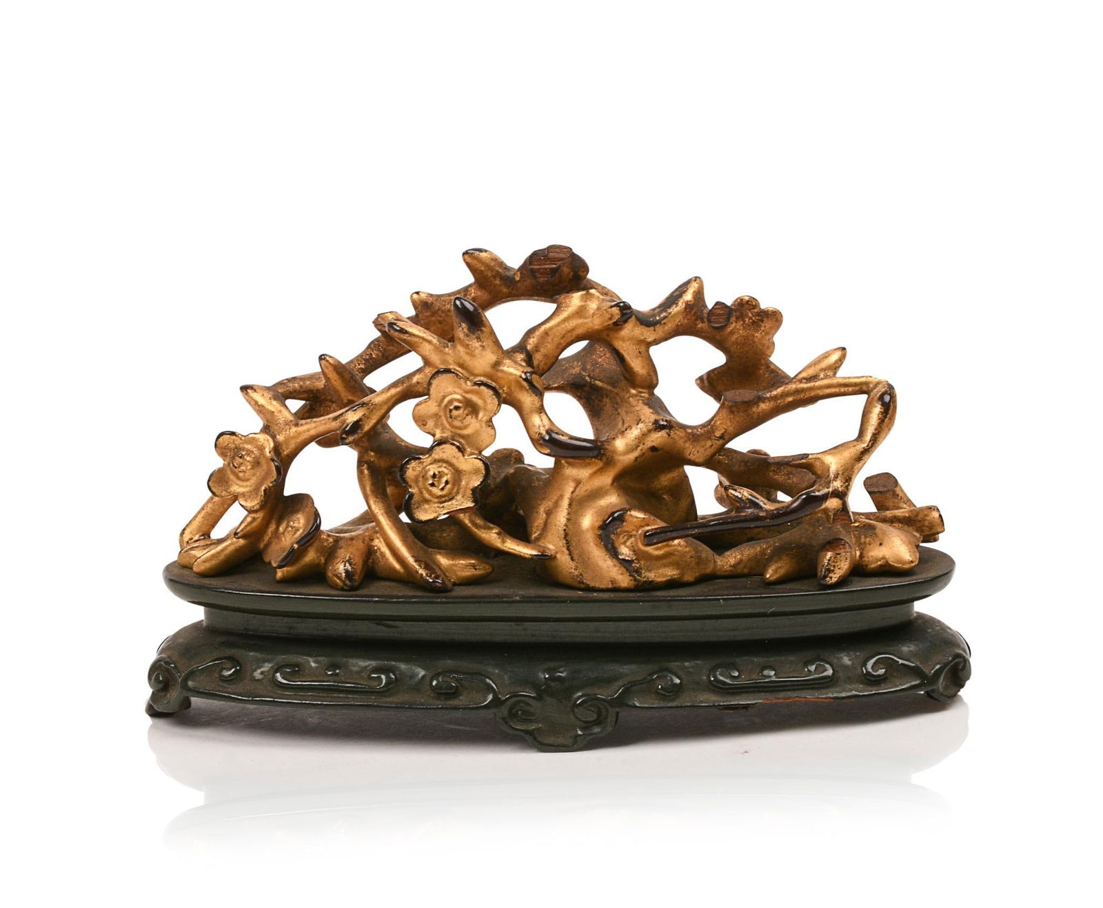 Small Chinese Carved and Lacquered Scholars Object. (1 of 2)