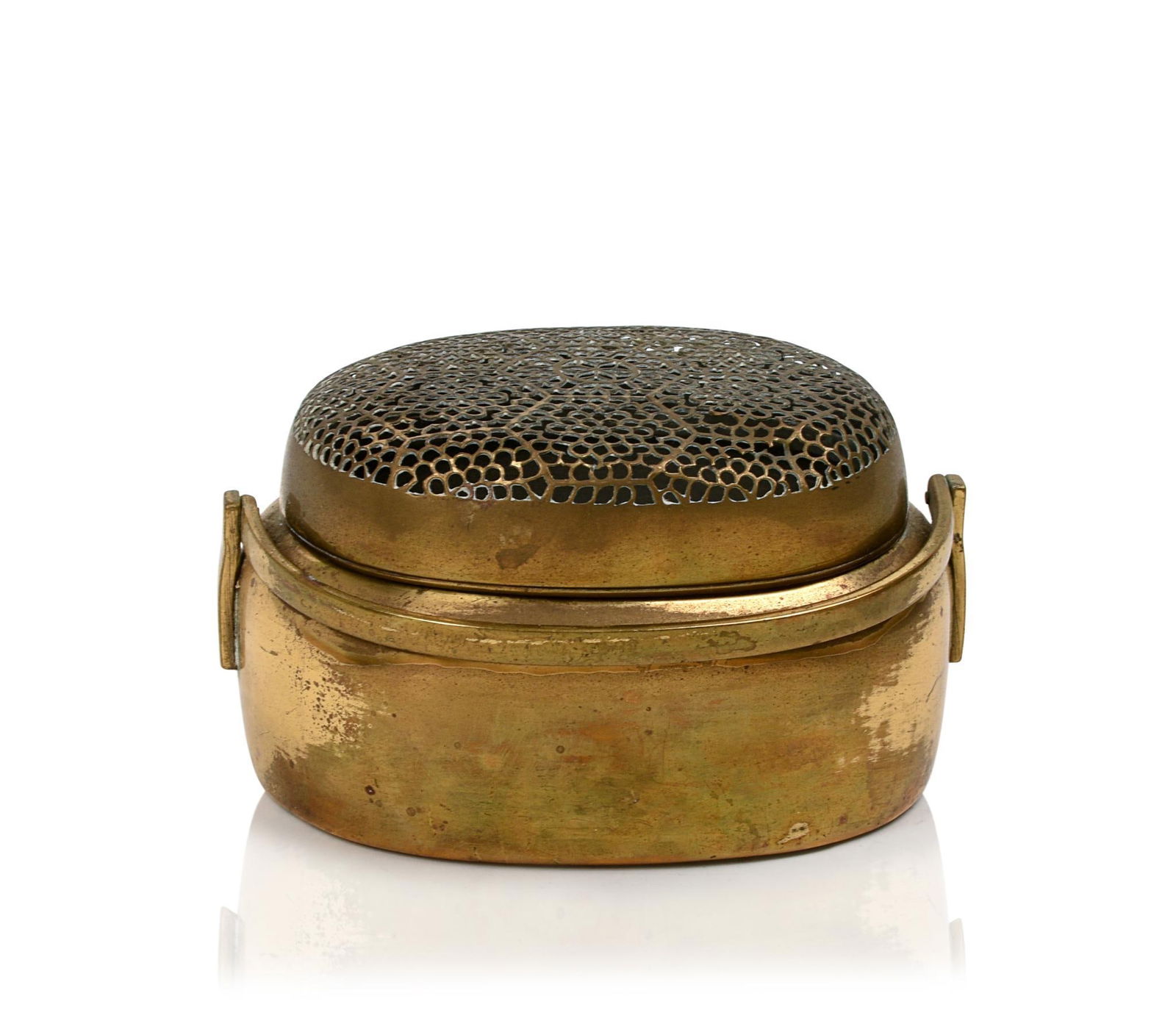 Chinese Brass Hand Warmer. (1 of 4)