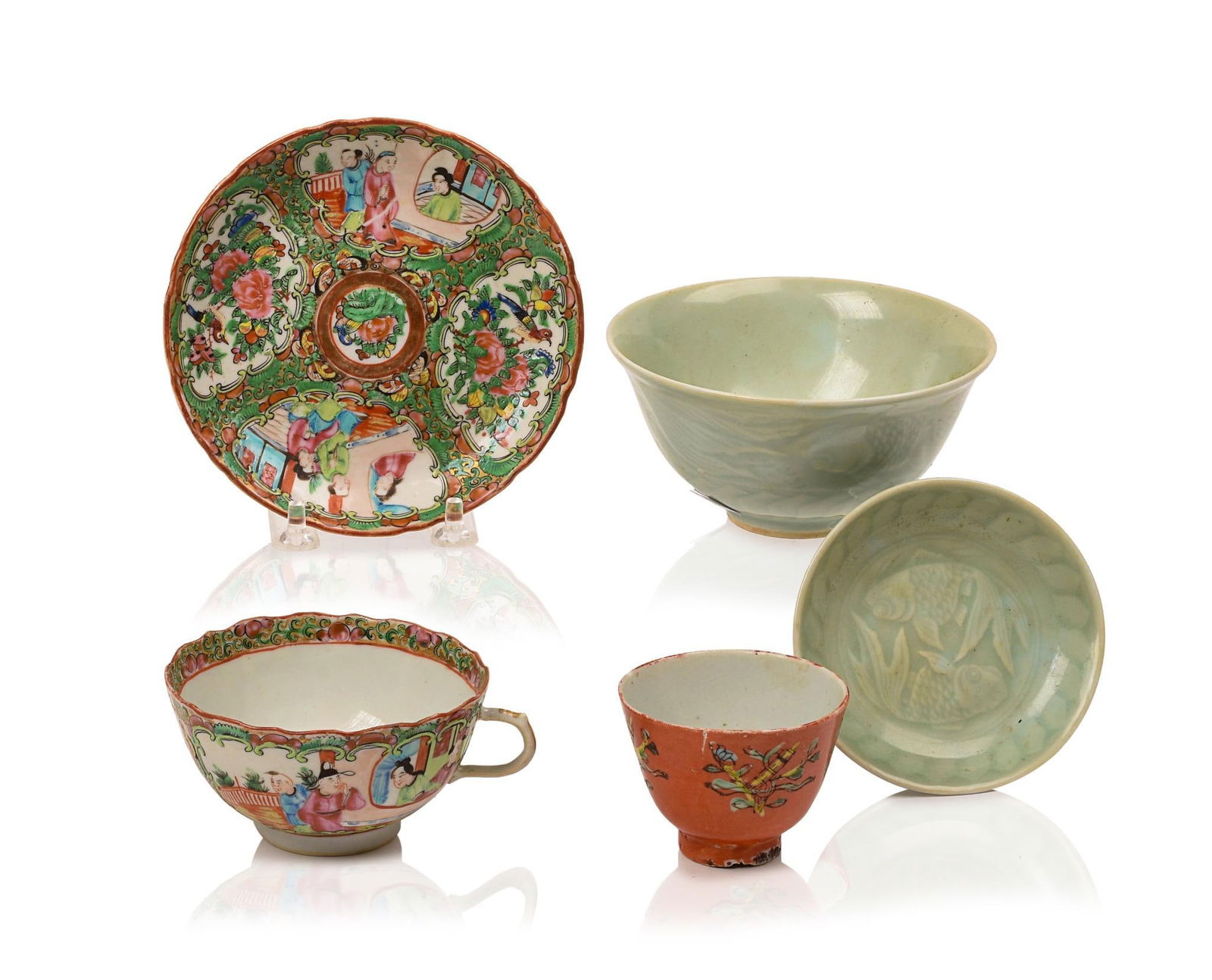 Group of Antique Chinese Ceramics. (1 of 8)