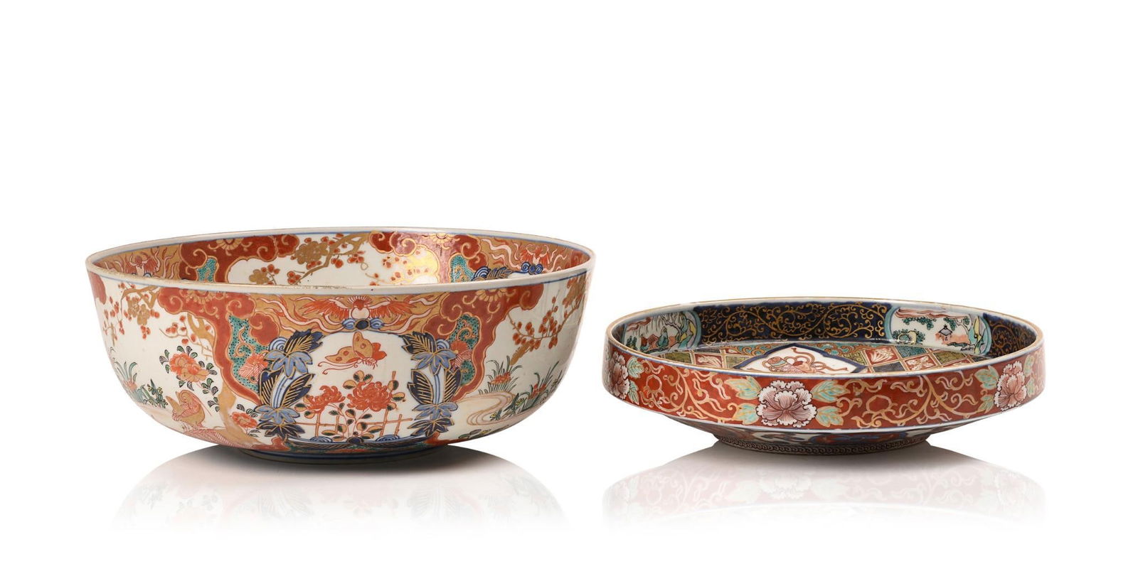 Two Japanese Imari Bowls. (1 of 3)