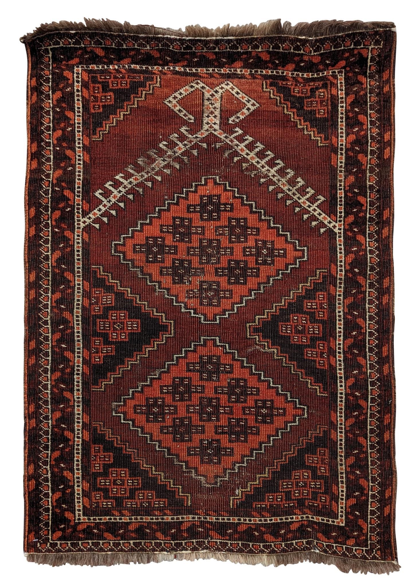 Small Oriental Carpet. (1 of 4)