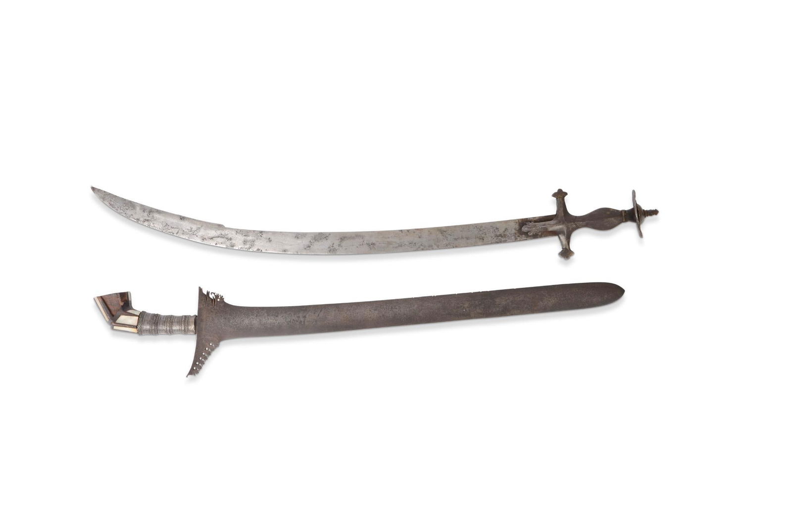 Two Swords: Early Indo-Persian Tulwar and Philippines Kris (1 of 7)