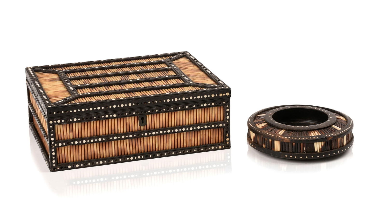 Two Anglo Indian Quill Pieces. (1 of 6)