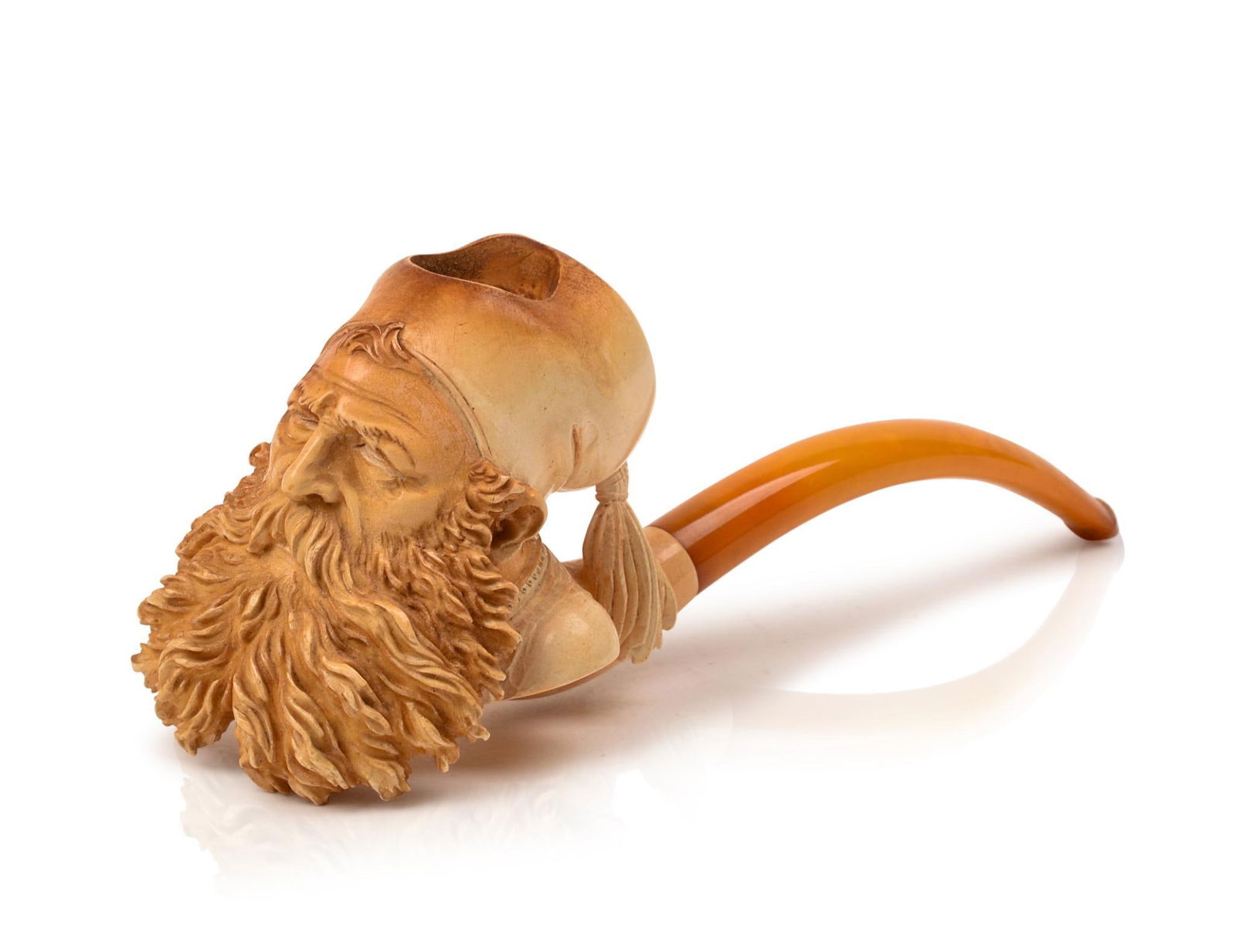 Large Meerschaum Pipe With Man's Head. (1 of 8)