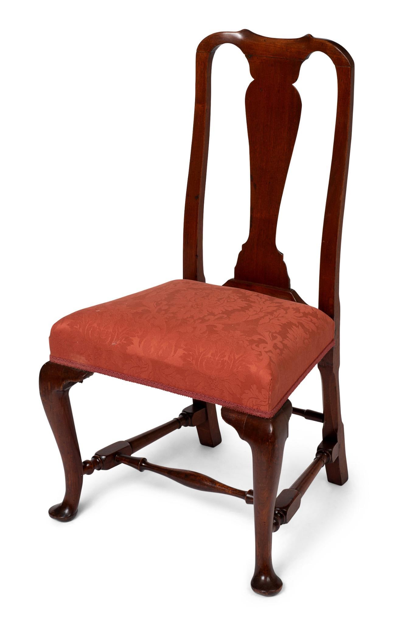 18th Century New England Queen Anne Side Chair. (1 of 2)