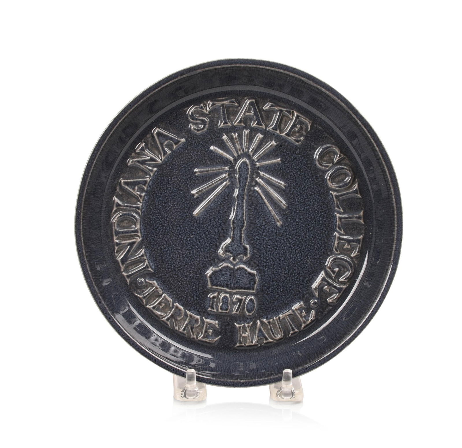 Rookwood Indian State College Plate. (1 of 2)