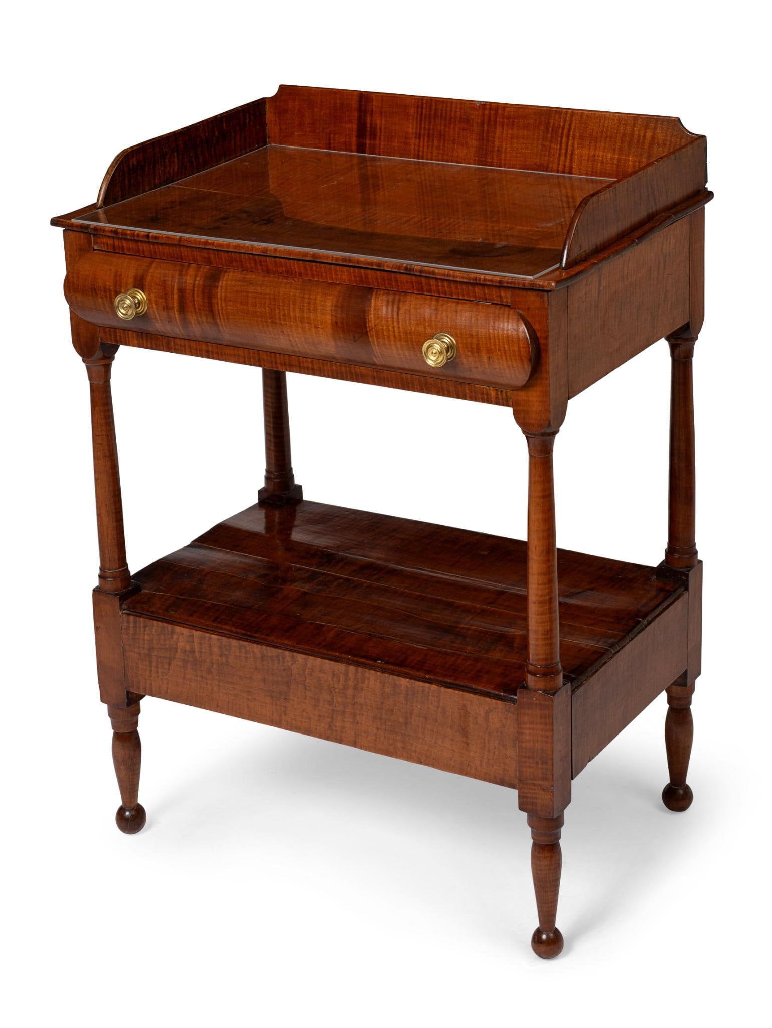 Small Tiger Maple Server. (1 of 2)