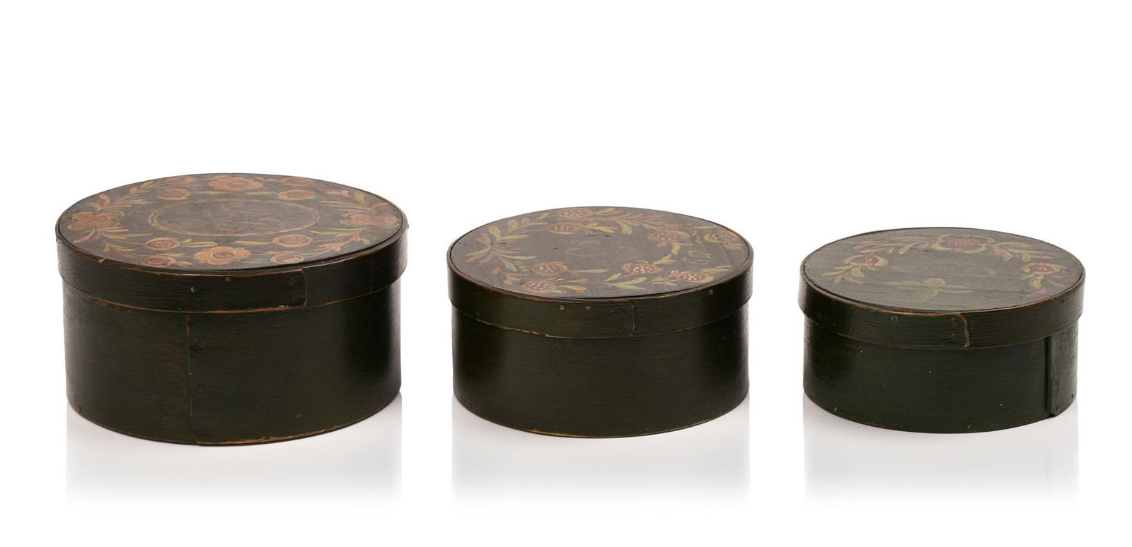 J. Burr's Nest of Painted Boxes. (1 of 5)