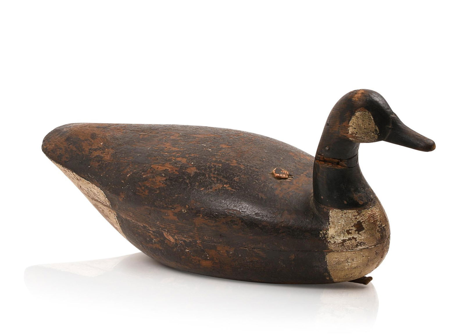 Carved and Painted Canada Goose Decoy. (1 of 5)