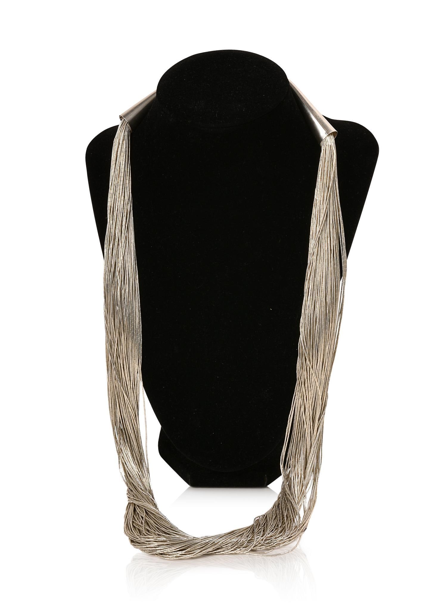 Sterling Liquid Silver Necklace. (1 of 3)