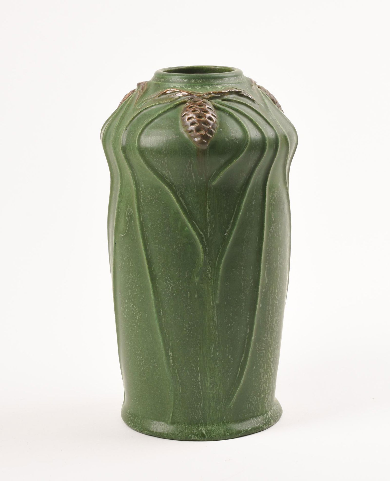 Scott Graves Door Pottery Pine Cone Vase. (1 of 3)