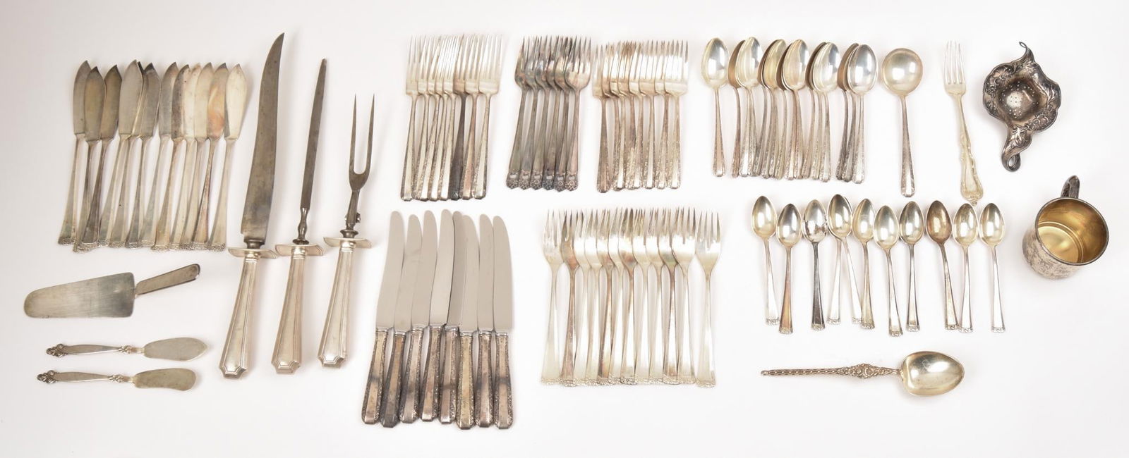 Collection of Sterling Silver Flatware and Items. (1 of 4)