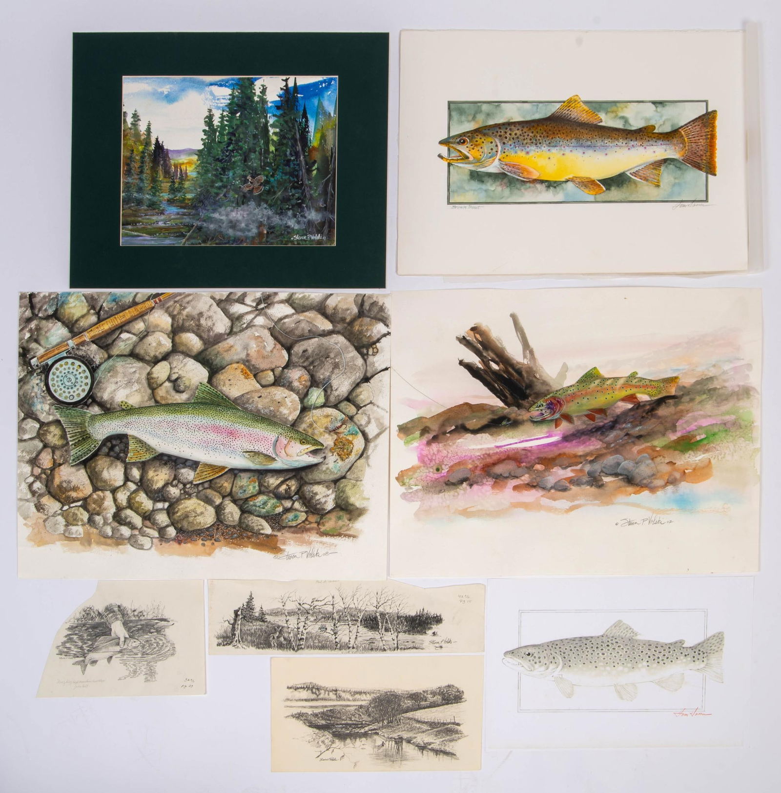 Steven P. Volski (Born 1939). Six Works. (1 of 9)