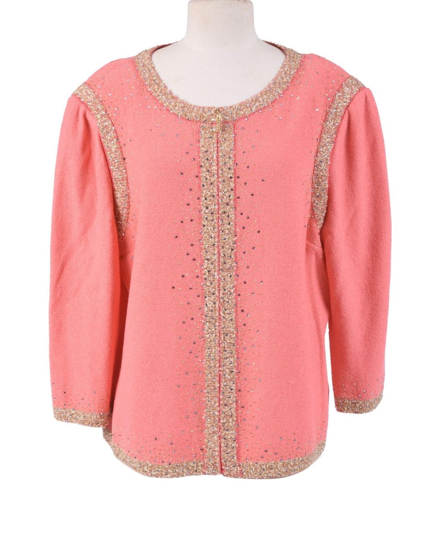 ST. JOHN EMBELLISHED KNIT JACKET (1 of 5)