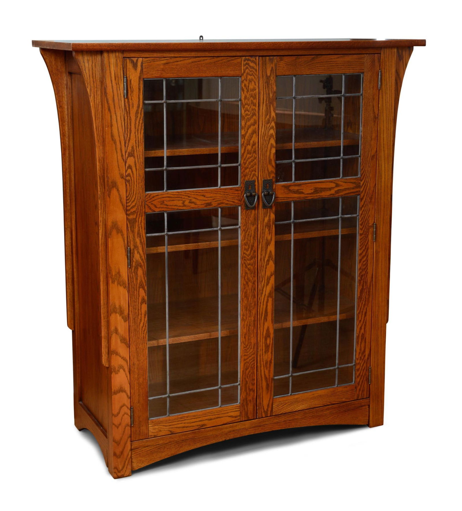 THOMASVILLE ARTS & CRAFTS STYLE OAK BOOKCASE (1 of 3)