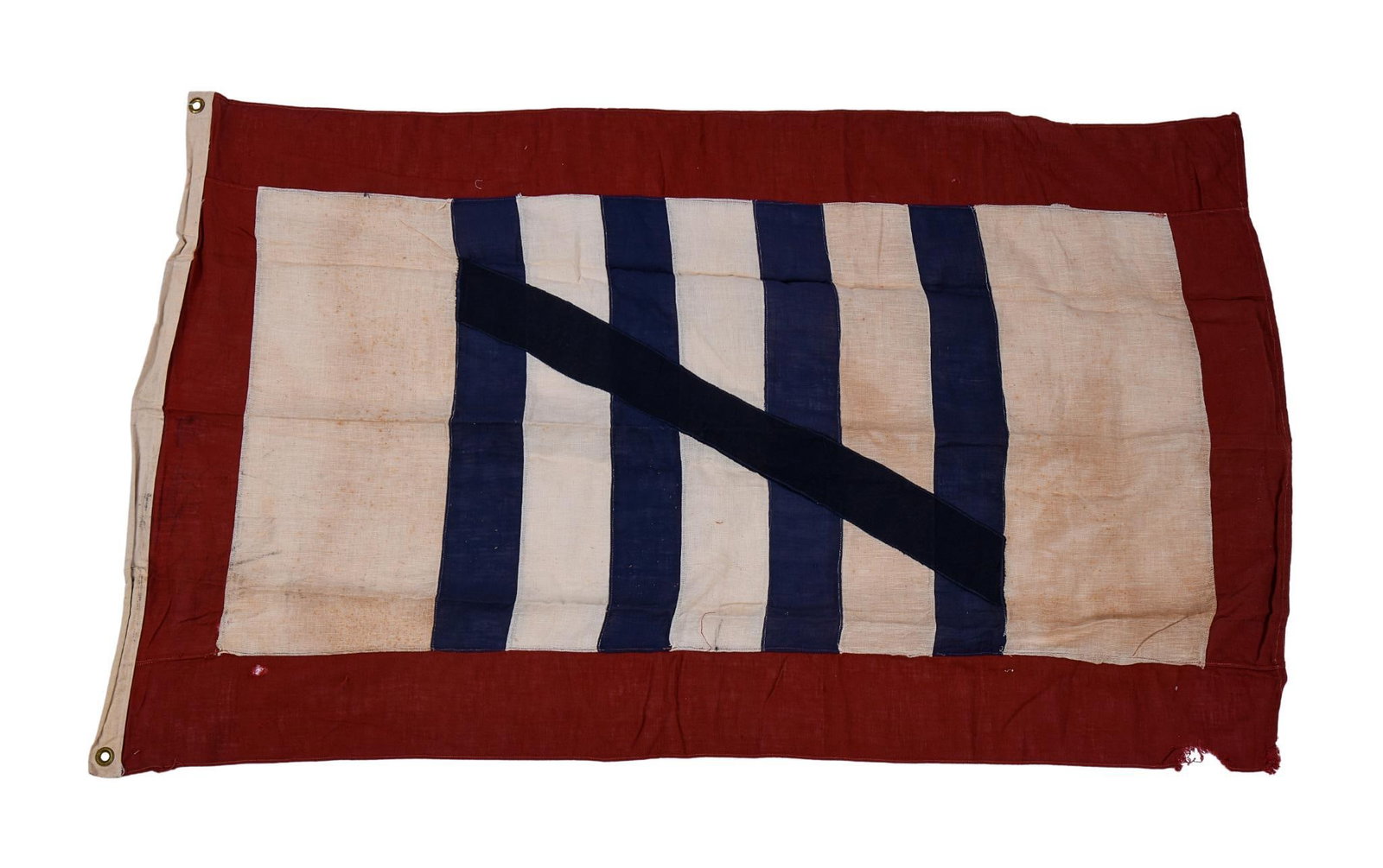 WW1 5TH LIBERTY LOAN HONOR FLAG: 1918, length 52.5 inches, width 33 inches