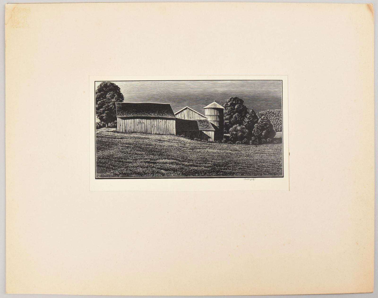 ASA CHEFFETZ FARM BUILDINGS, (AMERICAN, 1896-1965) (1 of 3)