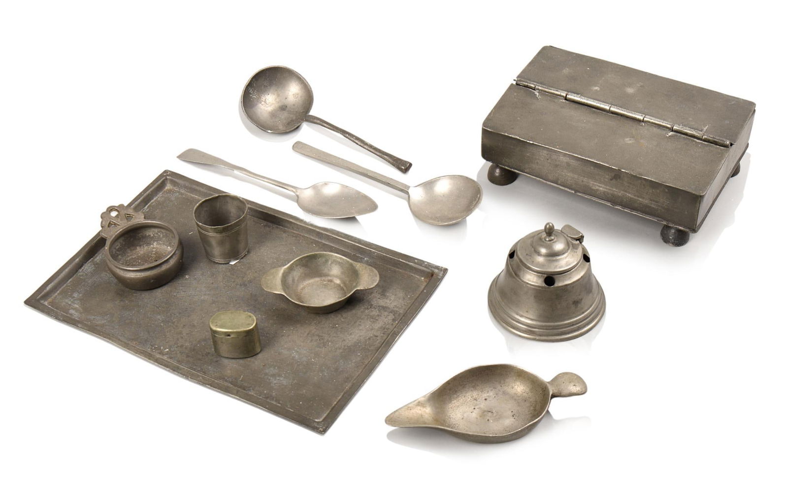 ELEVEN PIECES OF 18TH/19TH CENTURY CONTINENTAL PEWTER (1 of 7)